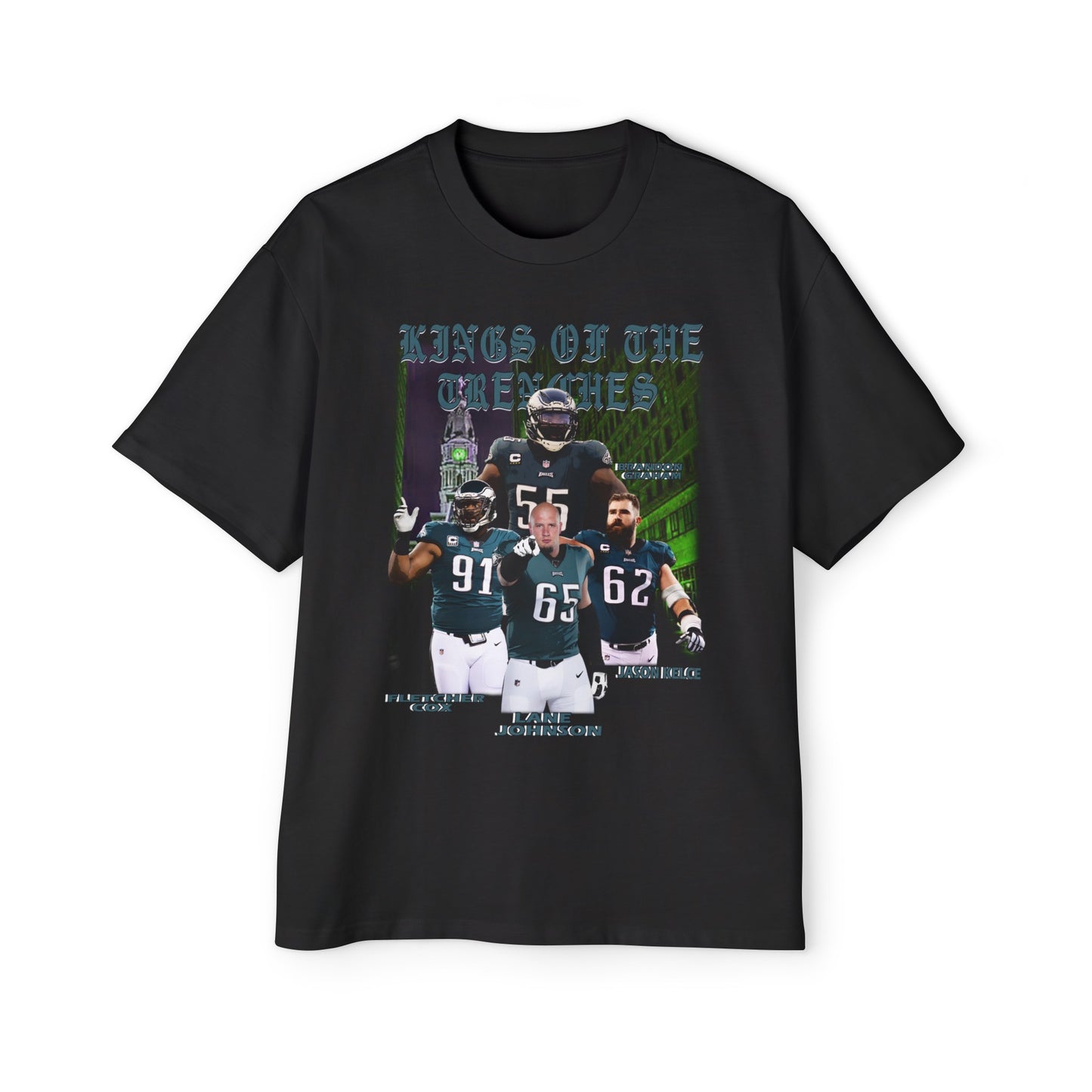 O-Line (Kings of the Trenches): Men's Heavy Oversized Tee