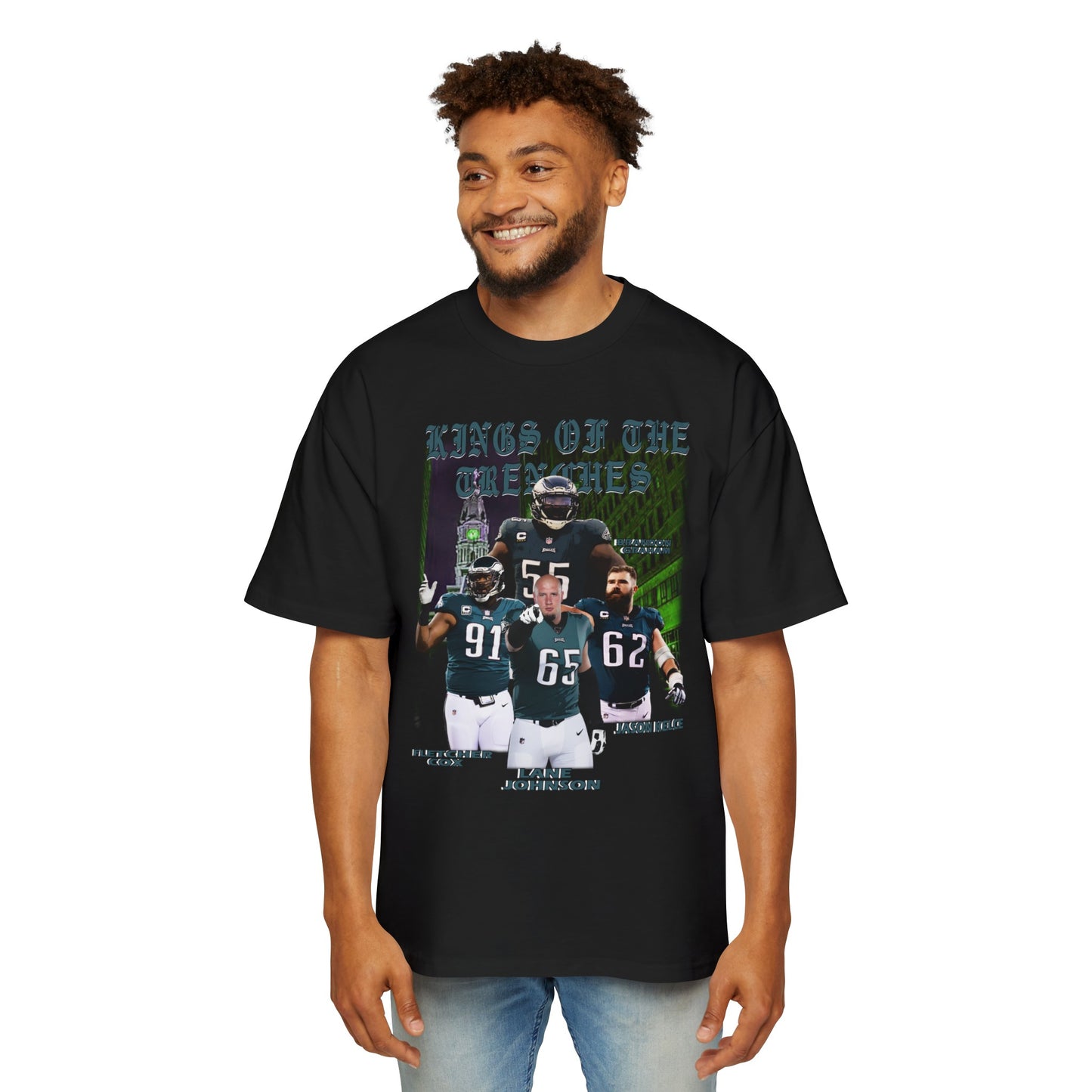 O-Line (Kings of the Trenches): Men's Heavy Oversized Tee