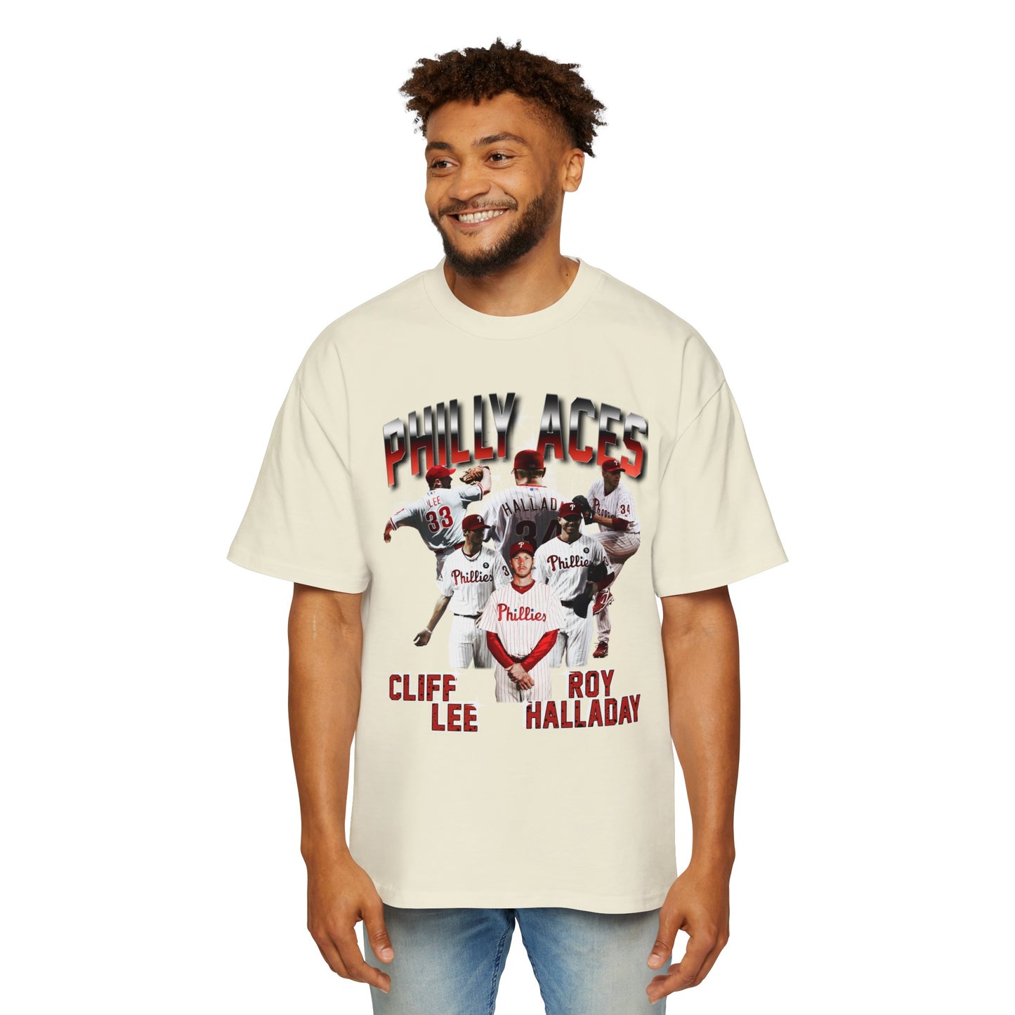 Philly Ace's (2009 1&2): Men's Heavy Oversized Tee