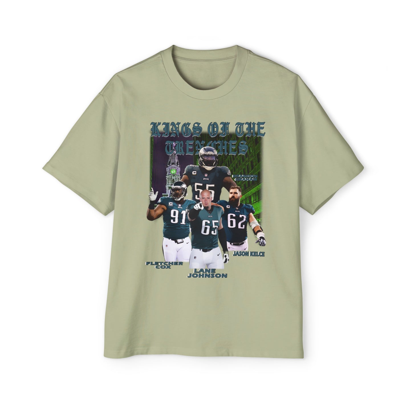 O-Line (Kings of the Trenches): Men's Heavy Oversized Tee