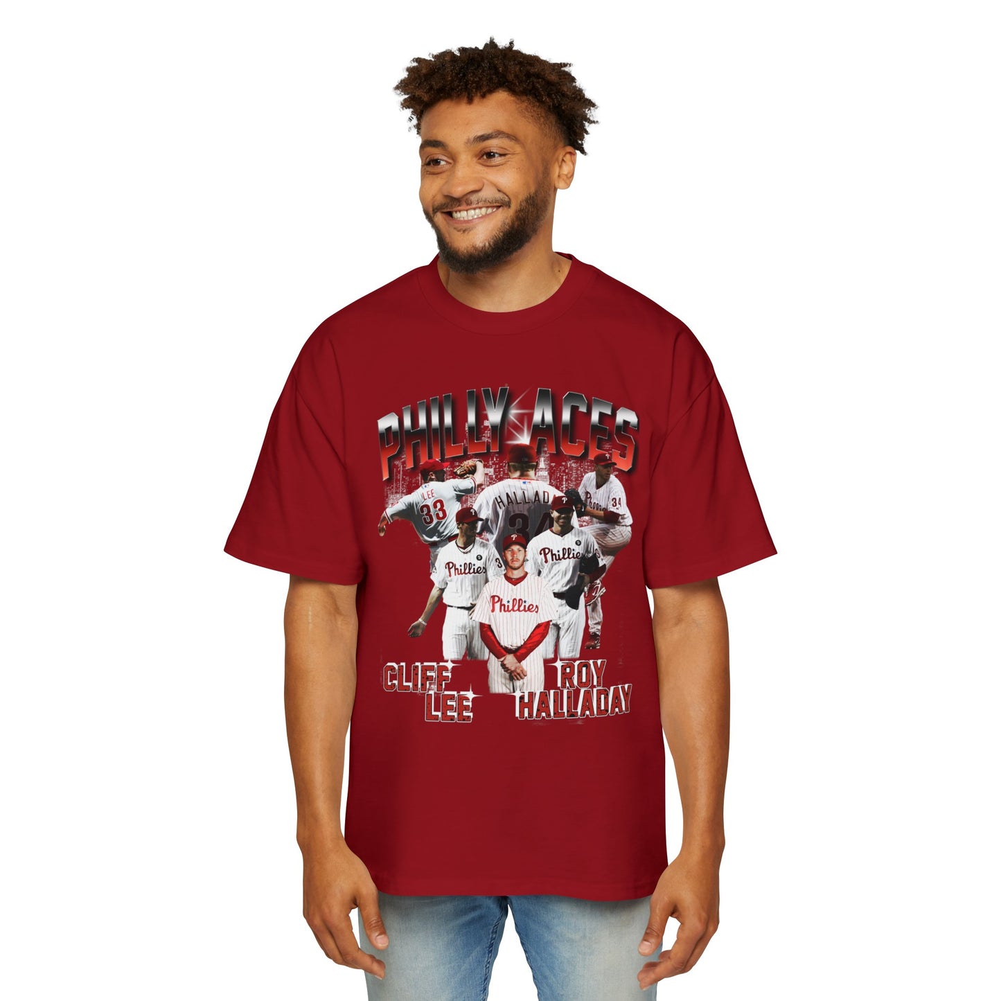 Philly Ace's (2009 1&2): Men's Heavy Oversized Tee