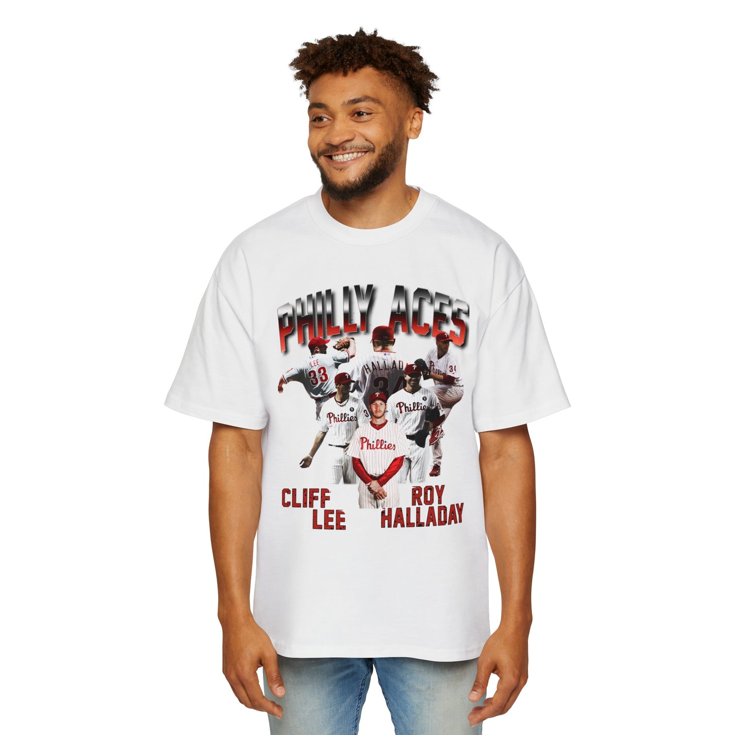 Philly Ace's (2009 1&2): Men's Heavy Oversized Tee