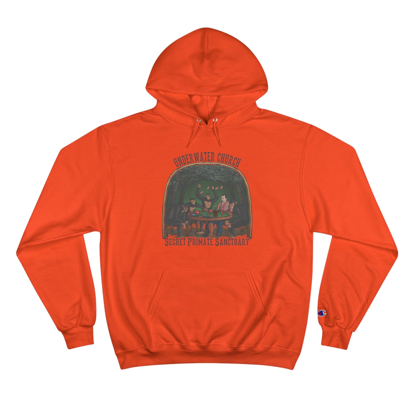 Underwater Church Primate Sanctuary: Champion Hoodie