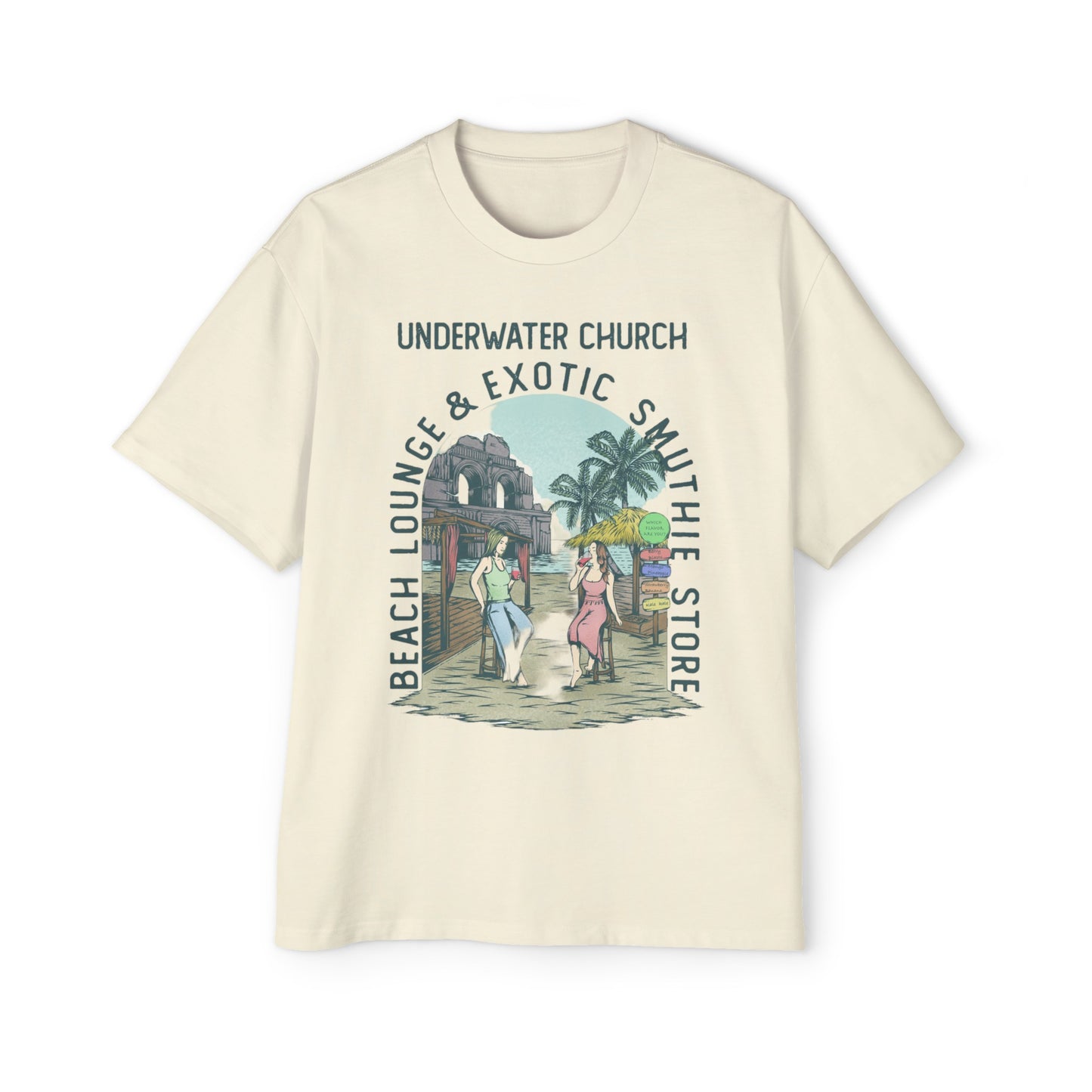 Extoic Smuthie Store: Men's Heavy Oversized Tee