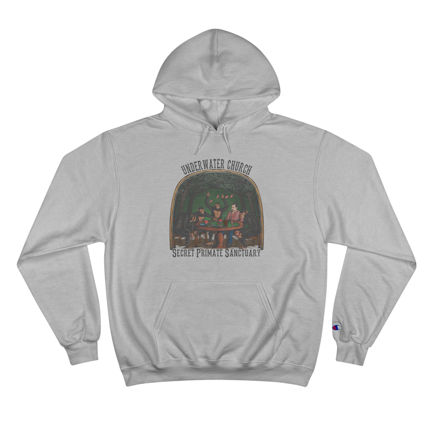 Underwater Church Primate Sanctuary: Champion Hoodie