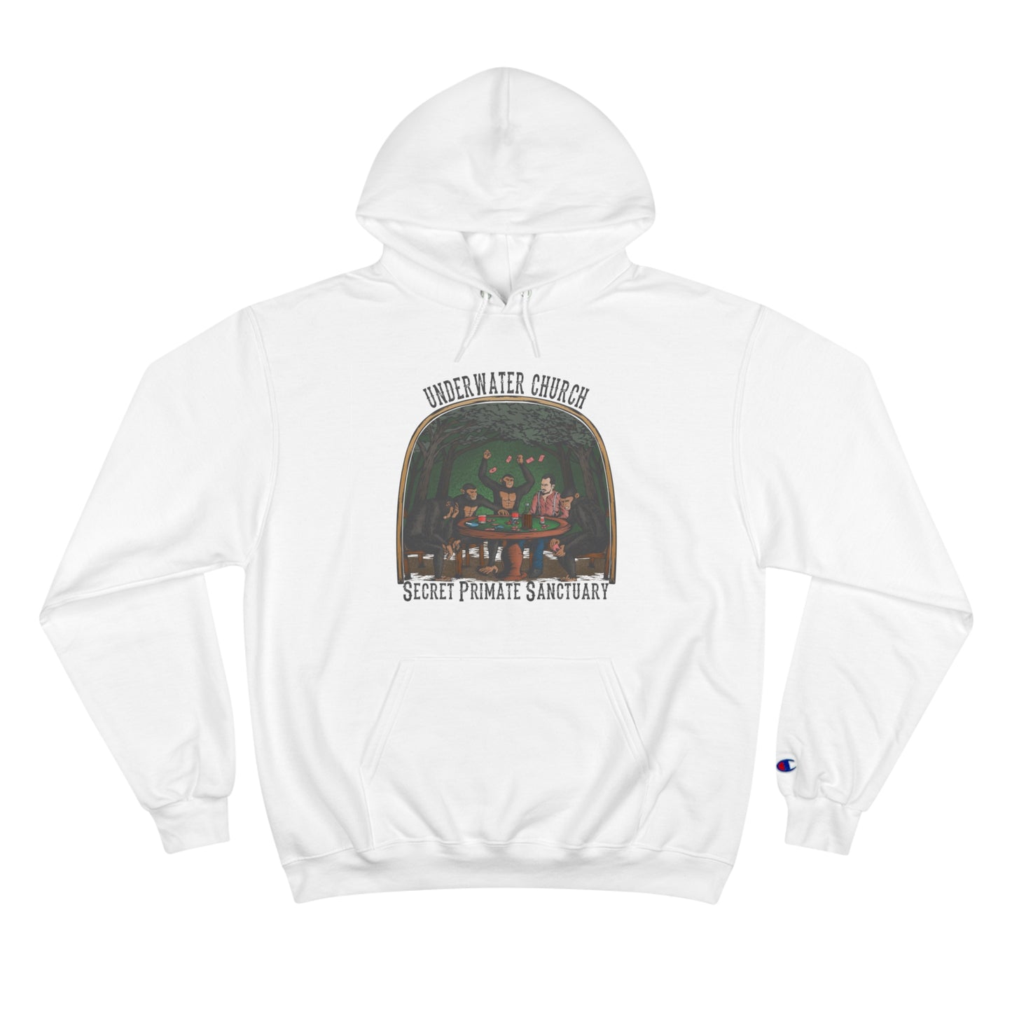 Underwater Church Primate Sanctuary: Champion Hoodie