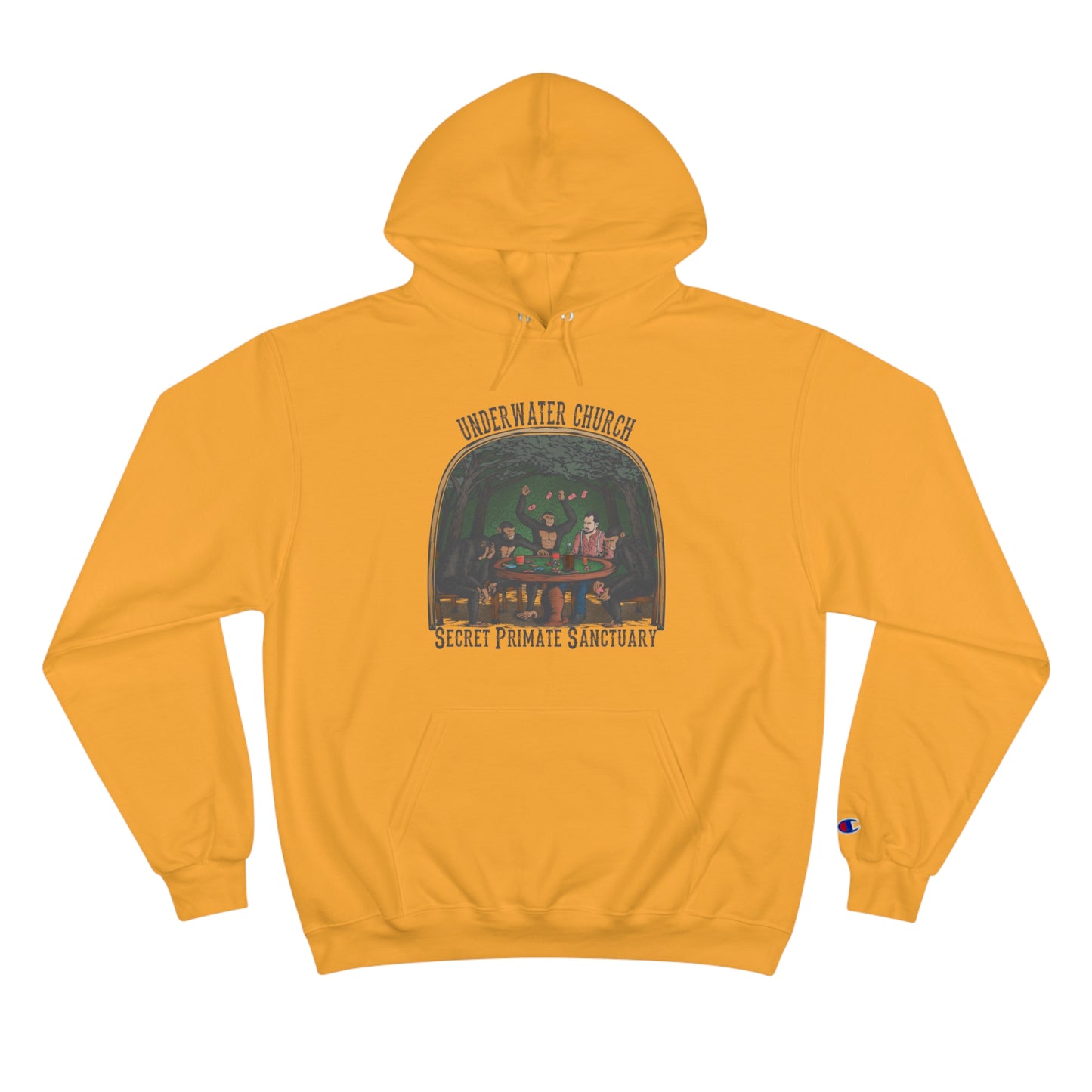 Underwater Church Primate Sanctuary: Champion Hoodie