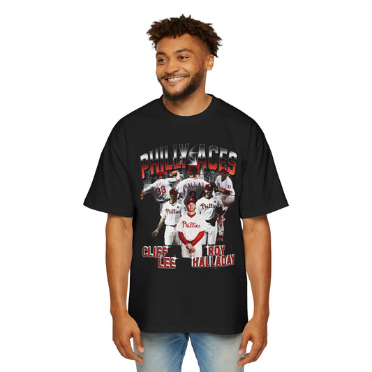 Philly Ace's (2009 1&2): Men's Heavy Oversized Tee